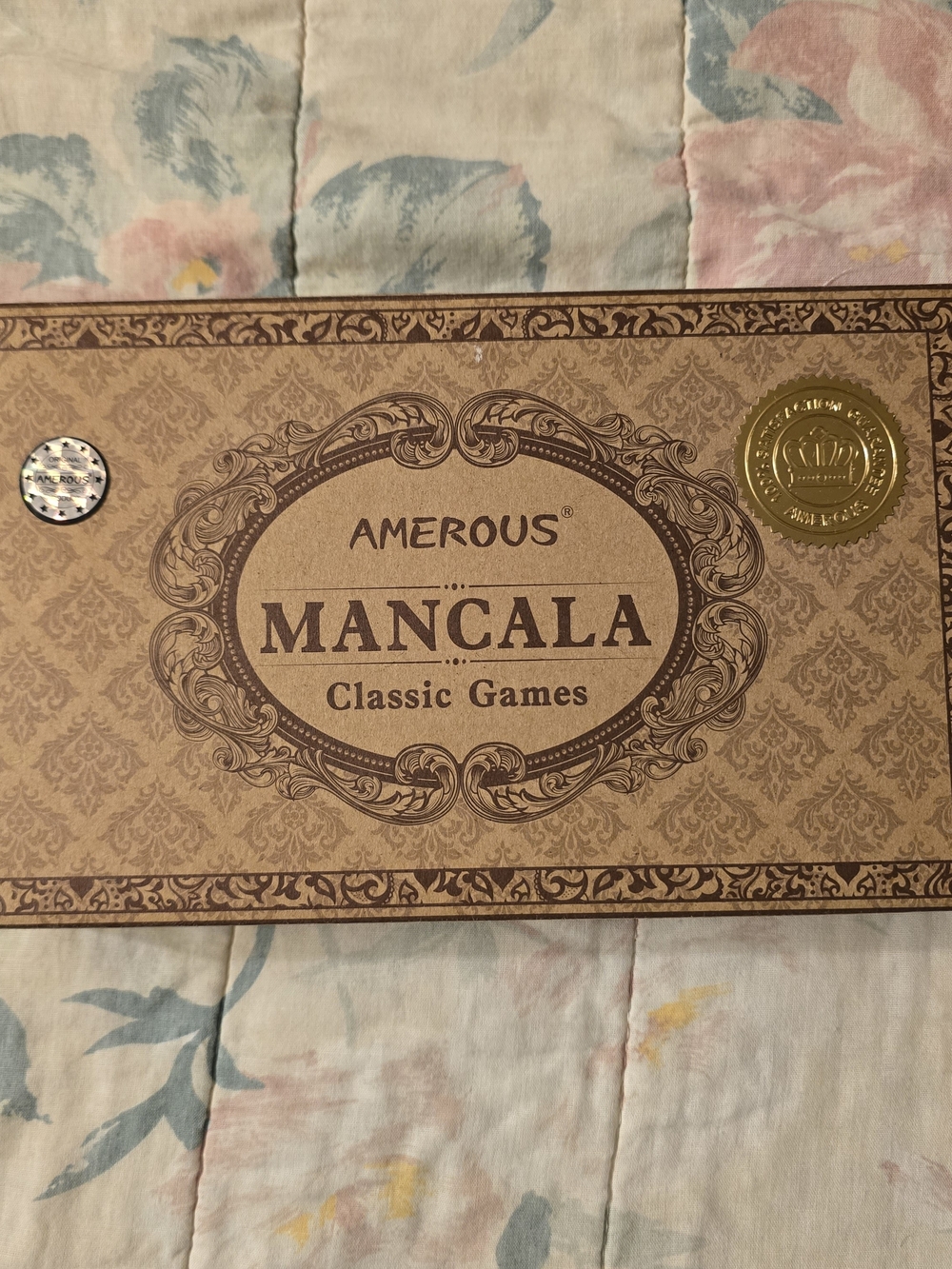 NEW Sealed AMEROUS Wooden Mancala Family Strategy Game
